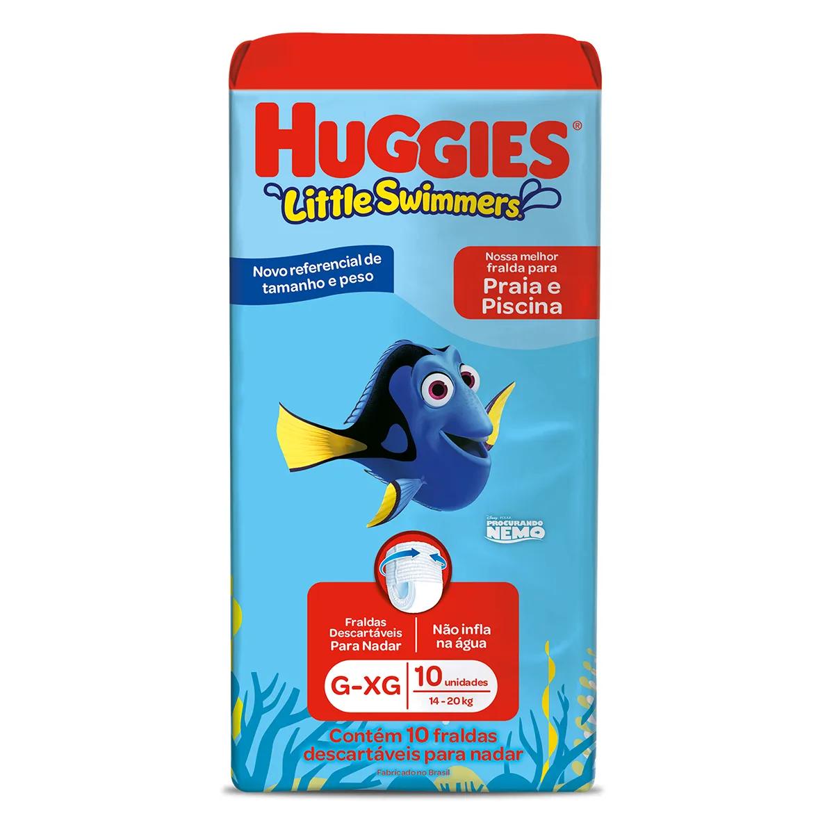 Fralda para Piscina Huggies Little Swimmers G/XG - 10 unidades