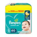 Fralda Pampers Confort Sec G 60 Unidades