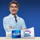 Kit Pasta de Dente Oral-B 100% de Sua Boca Cuidada Menta Refrescante 2 unidades com 140g cada