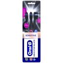 Escova de Dente Oral B Indicator Black Sensitive com Carvão 3 unidades