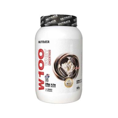 Whey Concentrado W100 Nutrata Cookies Cream 900g
