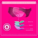 Calcinha Absorvente Menstrual Intimus Bikini Lavável Fluxo Leve a Moderado G 1 unidade