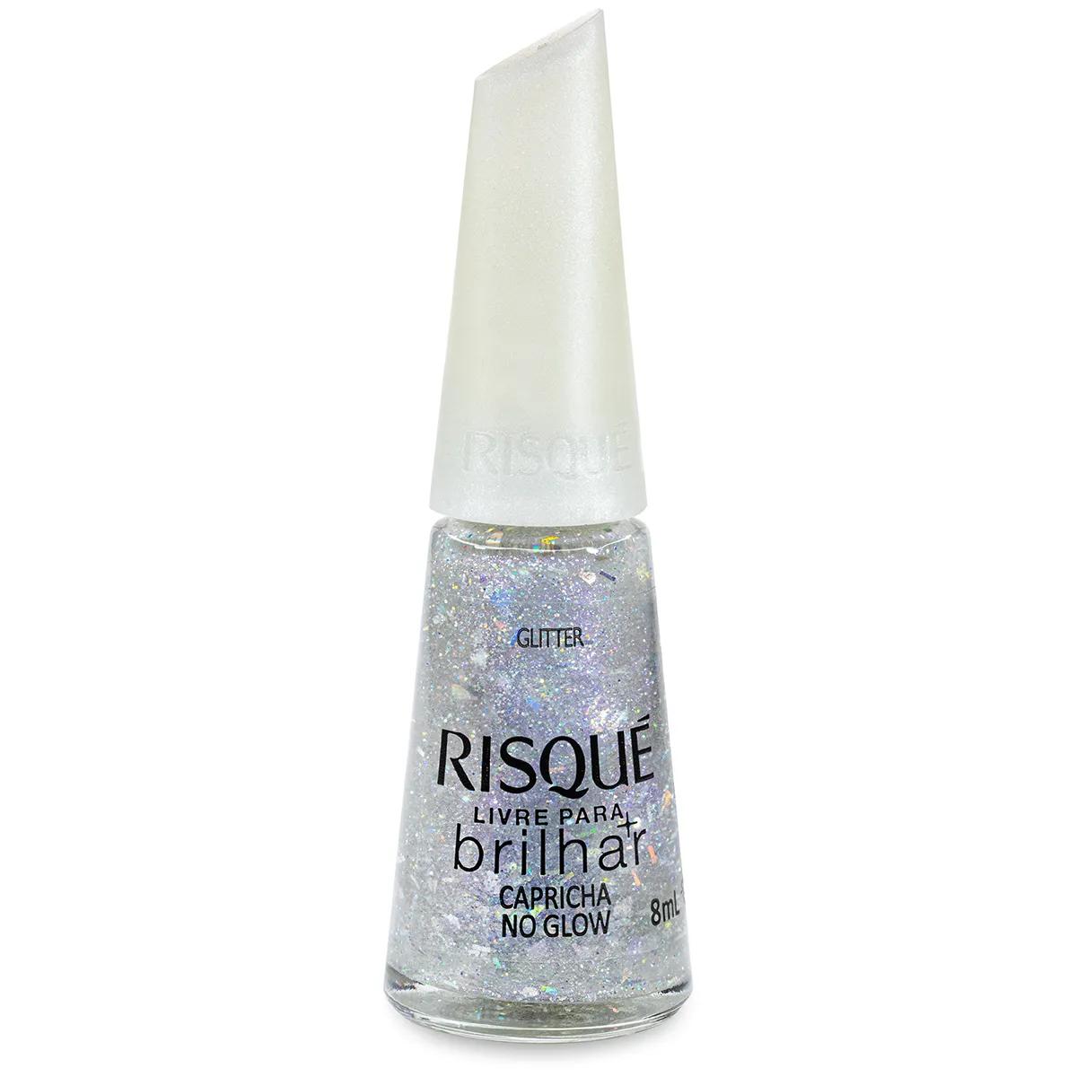 Esmalte Glitter Risqué Livre Para Brilhar 8ml – Capricha no Glow