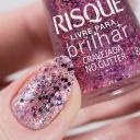 Esmalte Glitter Risqué Livre Para Brilhar 8ml – Cravejada no Glitter