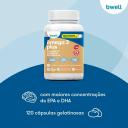 Suplemento Alimentar Ômega 3 Plus BWell 120 cápsulas