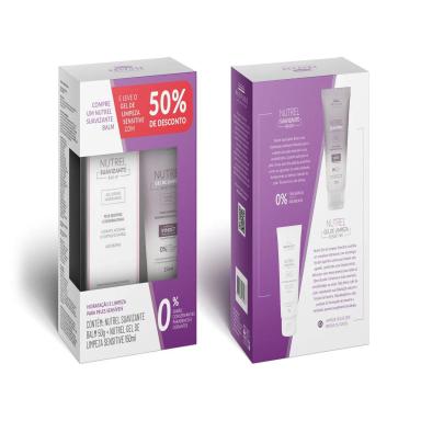 Kit Profuse Nutrel Balm Suavizante 50g + Gel de Limpeza Facial Sensitive 150ml