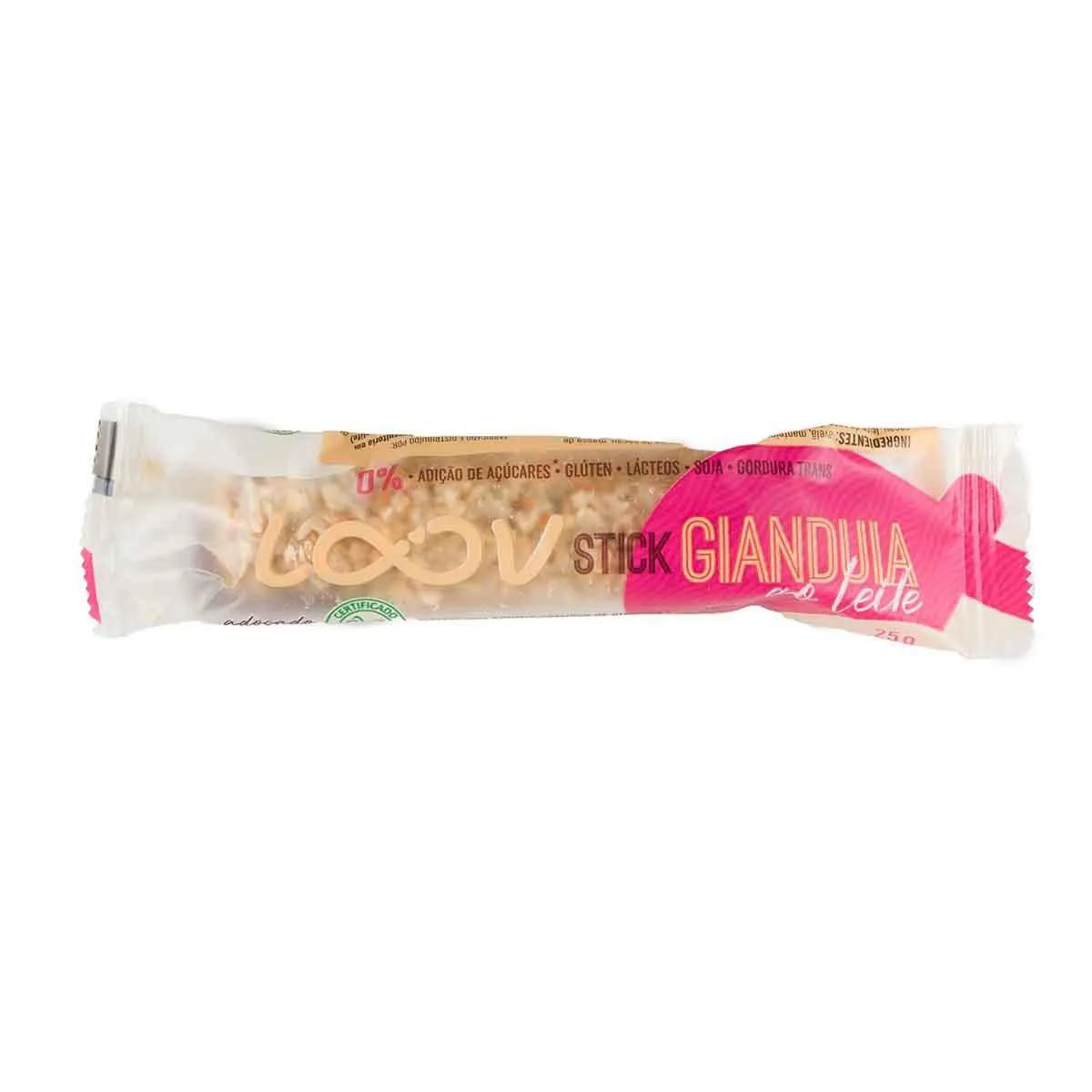 Stick Loov Gianduia Recheio de Avelã Zero Açúcar 25g
