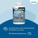 Suplemento Alimentar Ômega 3 1000mg bwell 120 cápsulas