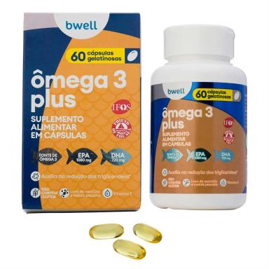 Ômega 3 bwell Plus 60 cápsulas