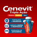 Cenevit Tripla Ação Sabor Laranja 10 Comprimidos Efervescentes