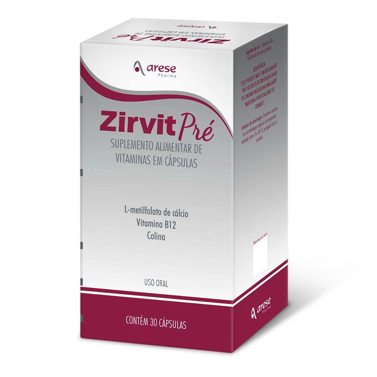 Zirvit Pré 30 cápsulas
