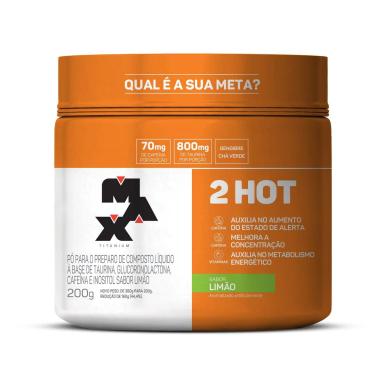 Suplemento Alimentar 2Hot Max Titanium Limão 200g