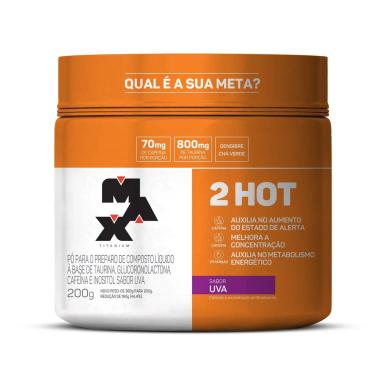 Suplemento Alimentar 2Hot Max Titanium Uva 200g