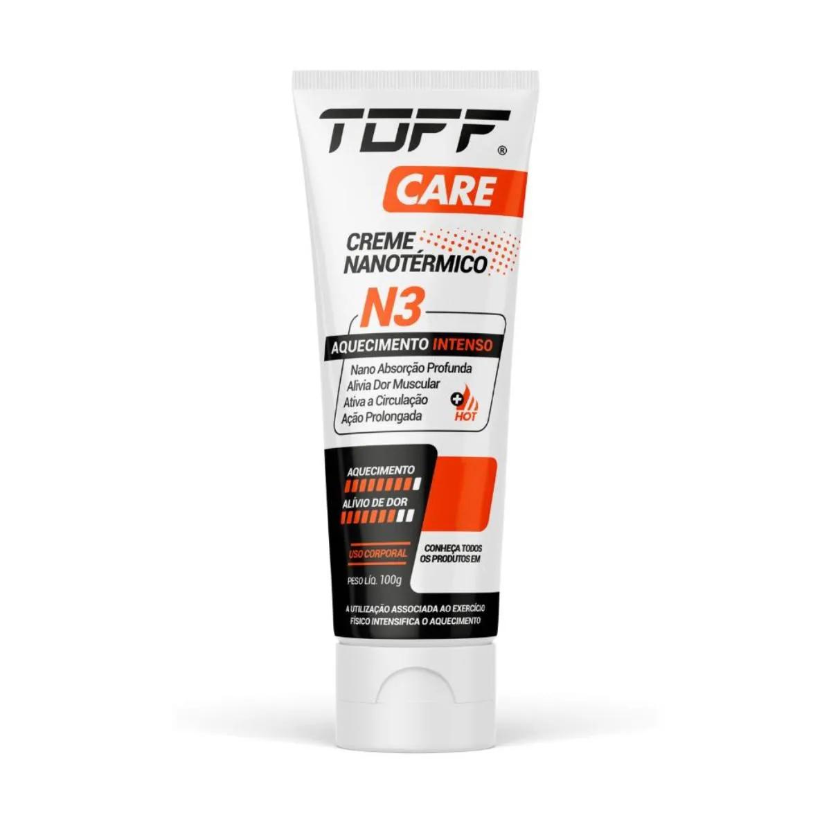 Creme Nanotérmico Toff Care N3 Aquecimento Intenso 100g