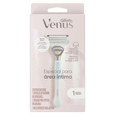 Aparelho de Depilar Recarregável Gillette Venus Especial para Área Íntima 1 Unidade