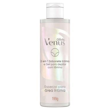 Sabonete Íntimo e Gel para Depilação Gillette Venus Especial para Área Íntima 2 em 1 190ml
