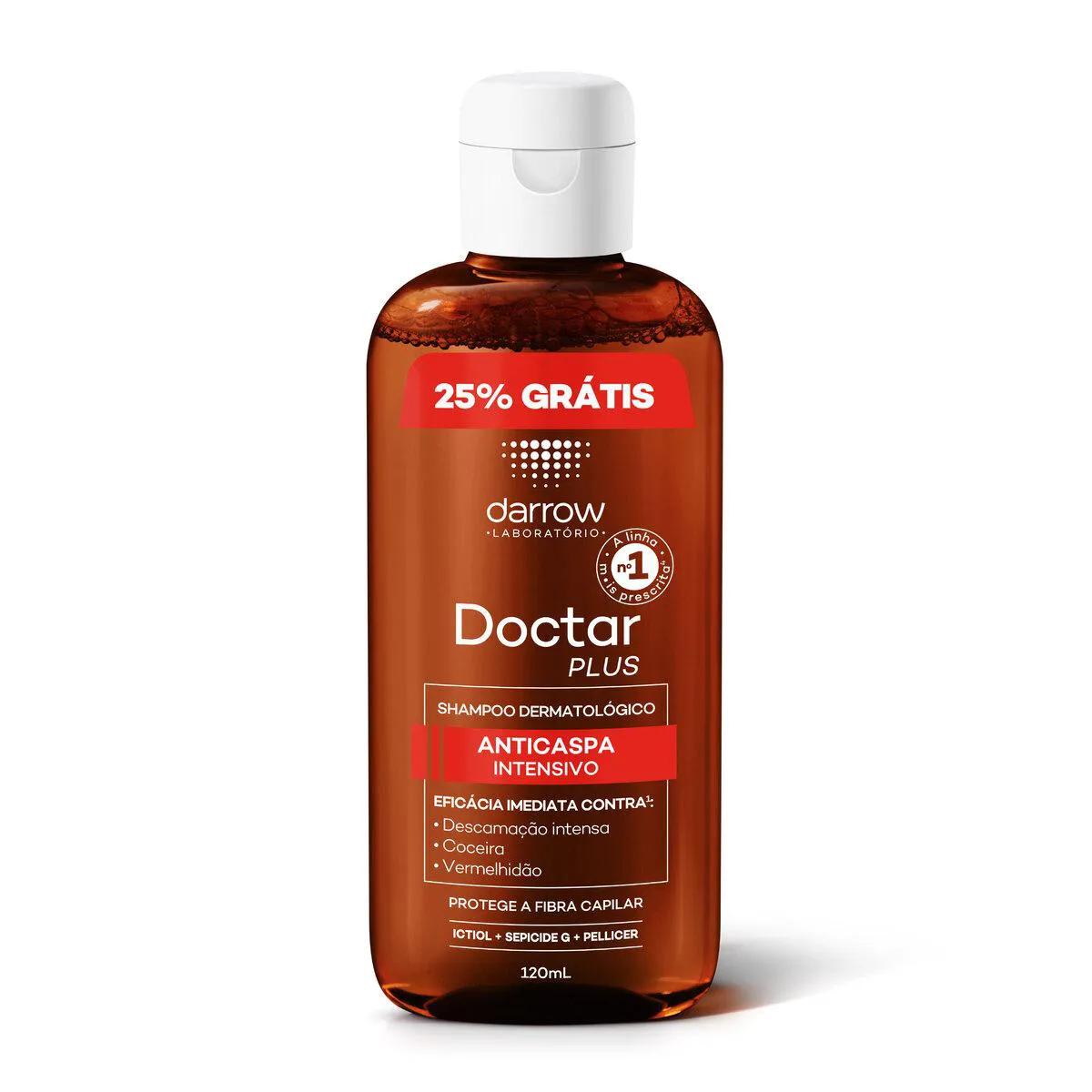 Shampoo Anticaspa Doctar Plus 120ml 25% Grátis