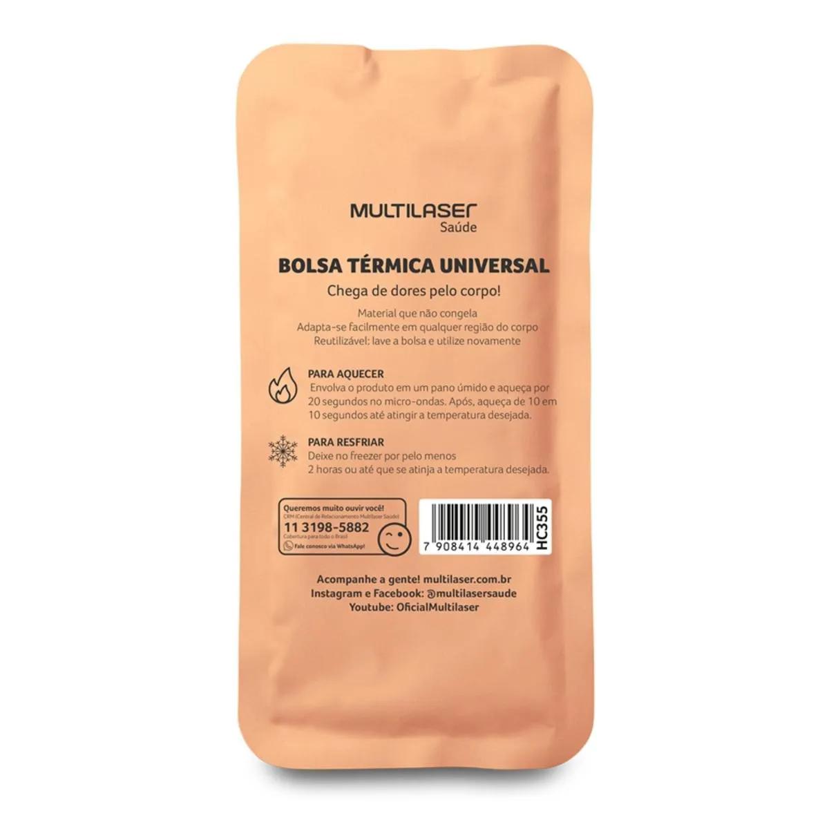 Bolsa Térmica de Gel Multilaser HC356 Amarelo