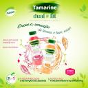Suplemento Alimentar Líquido Tamarine Dual Fit Sabor Tangerina, Pêssego e Chá Branco 400ml