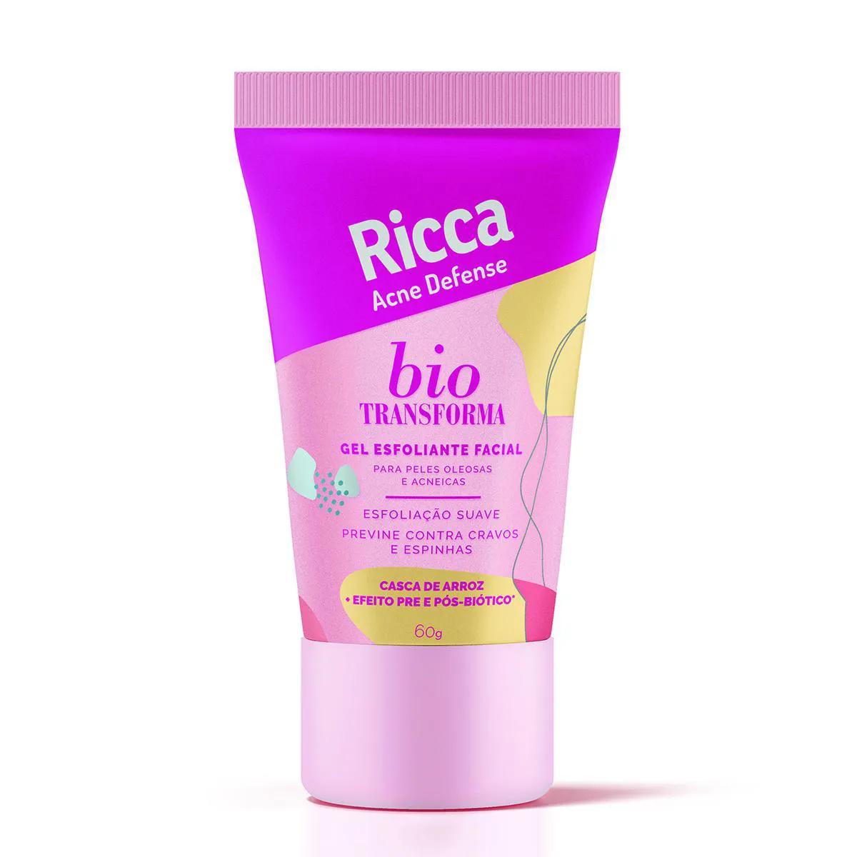 Gel Esfoliante Facial Ricca Acne Defense Bio Transforma 60g