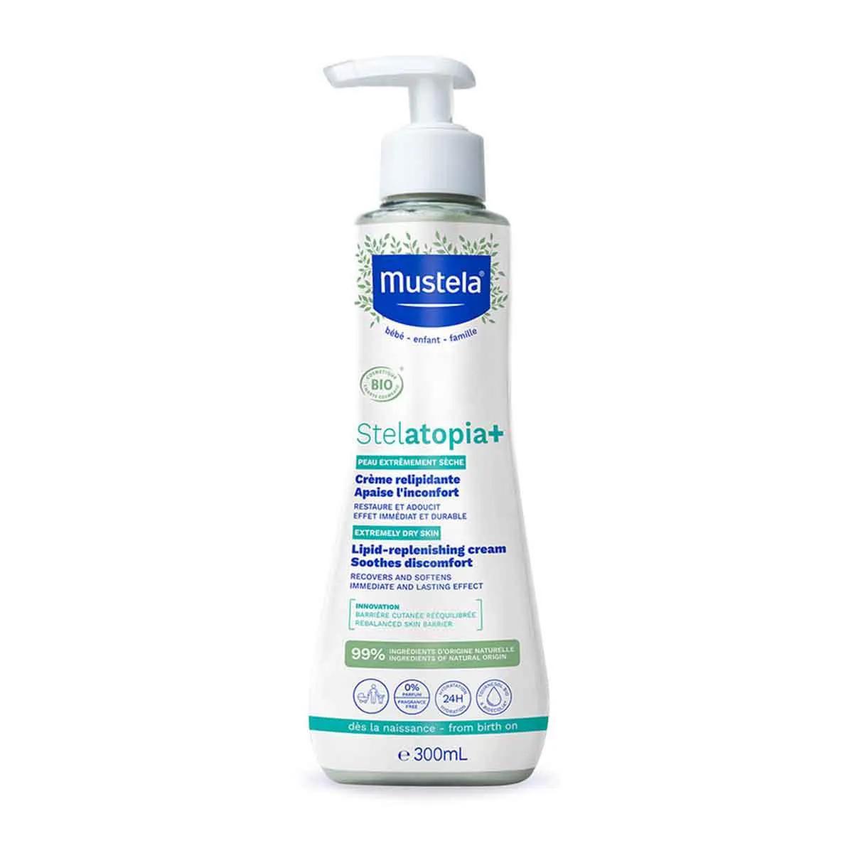 Hidratante Relipidante Antiprurido Stelatopia+ Mustela Pele Ressecada e Atópica 300ml