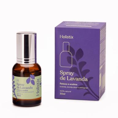 Spray de Lavanda Natural Holistix Aromatizador Travesseiro 30ml