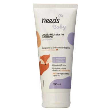 Loção Hidratante Corporal Infantil Needs Baby Lavanda 200ml