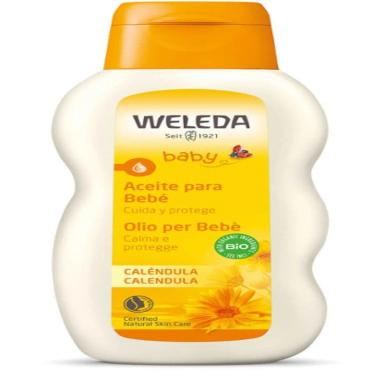 Óleo Hidratante Corporal Infantil Weleda Baby Calêndula 200ml