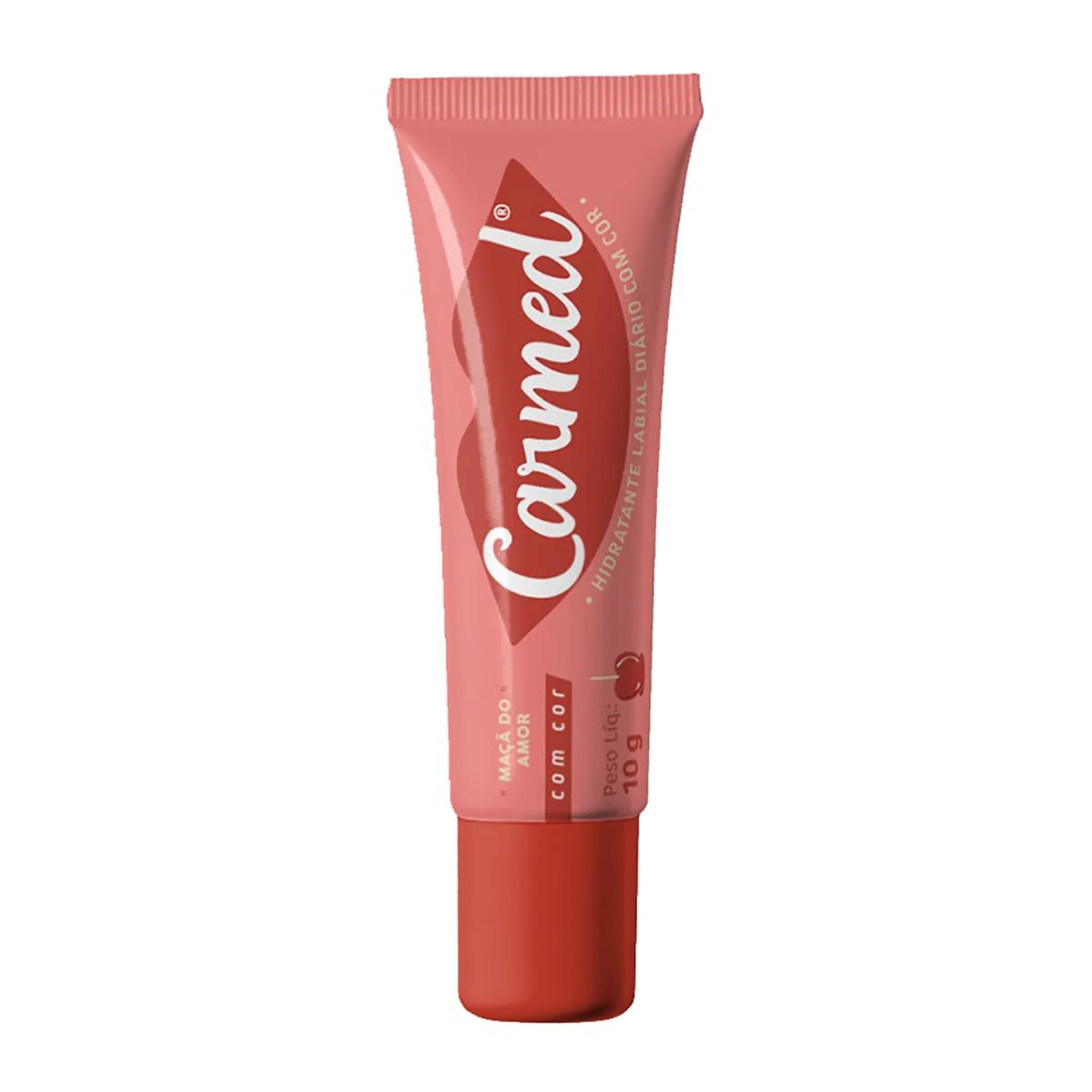 Hidratante Labial Carmed Maçã do Amor com cor 10g
