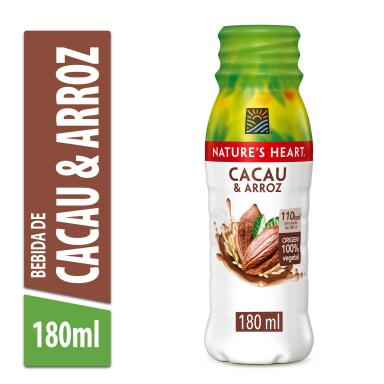 Bebida Vegetal Nature’s Heart Cacau e Arroz 180ml