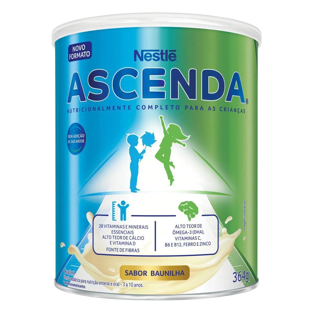 Suplemento Alimentar Ascenda Sabor Baunilha 364g