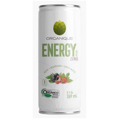 Energético Organique Energy Drink Zero Sabor Açaí Guaraná e Erva Mate 269ml