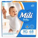 Fralda Infantil Mili Baby Giga XG 68 Unidades