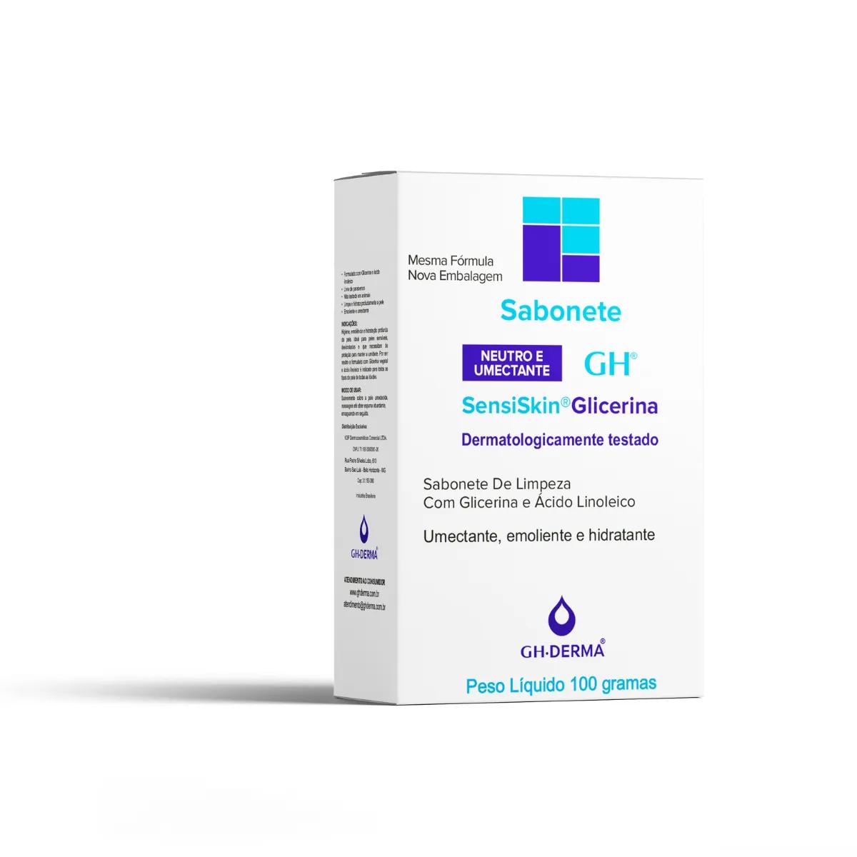 Sabonete em Barra GH Derma SensiSkin Glicerina Neutro e Umectante 100g