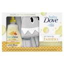 Kit Dove Baby Hora do Banho Sabonete Líquido Hidratação Glicerinada 400ml + Toalha de Banho Tubarão