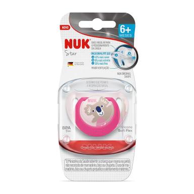 Chupeta NUK Star Girl 6+ meses Silicone S2 - 1 Unidade