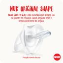 Chupeta NUK Star Girl 6+ meses Silicone S2 - 1 Unidade