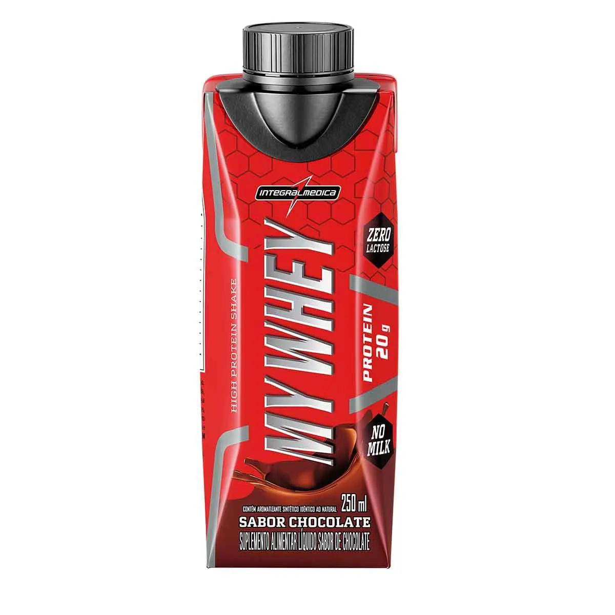 Whey Protein Líquido Integralmedica My Whey Chocolate Sem Lactose 250ml