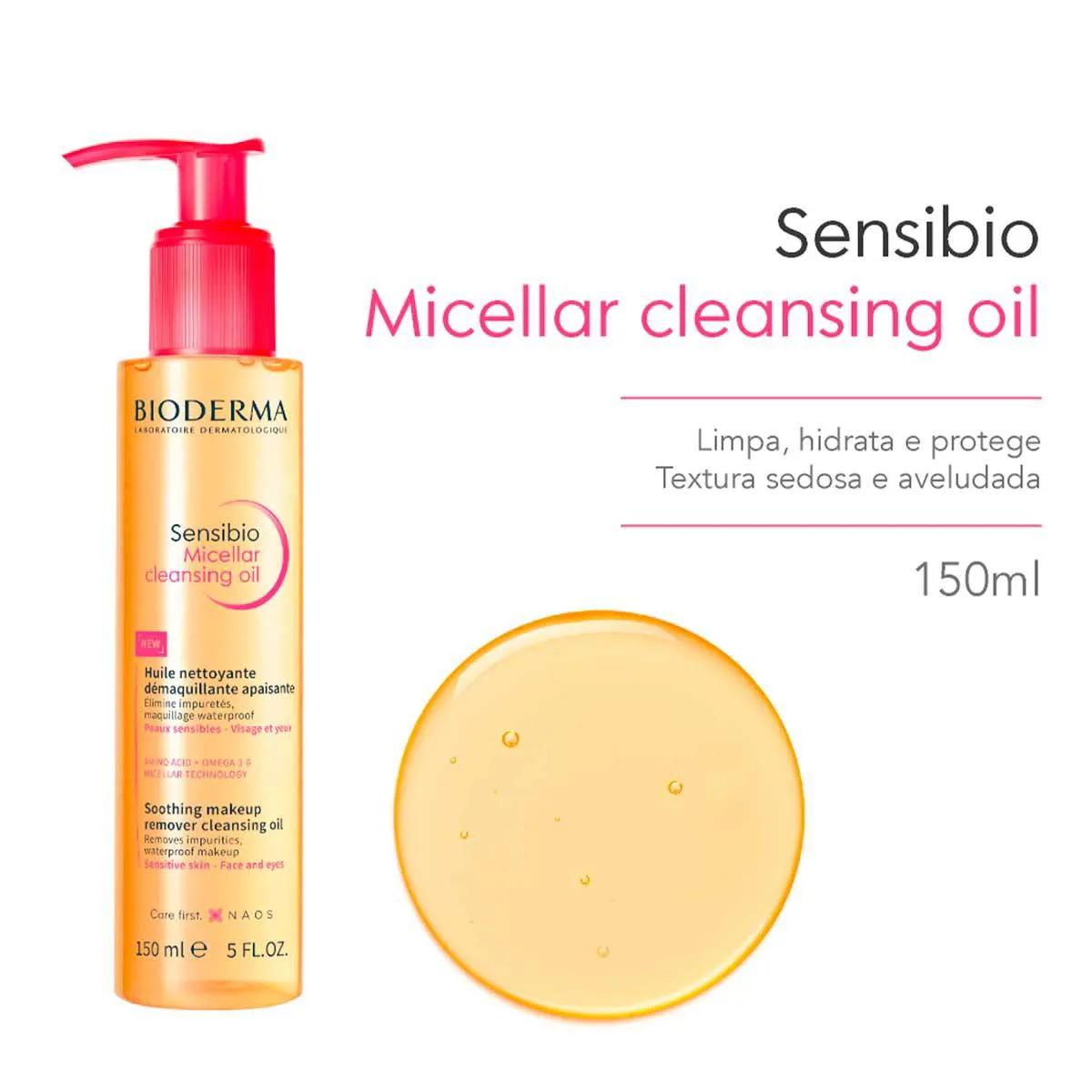 Óleo Micelar Demaquilante Sensibio Micellar Cleasing Oil 150ml
