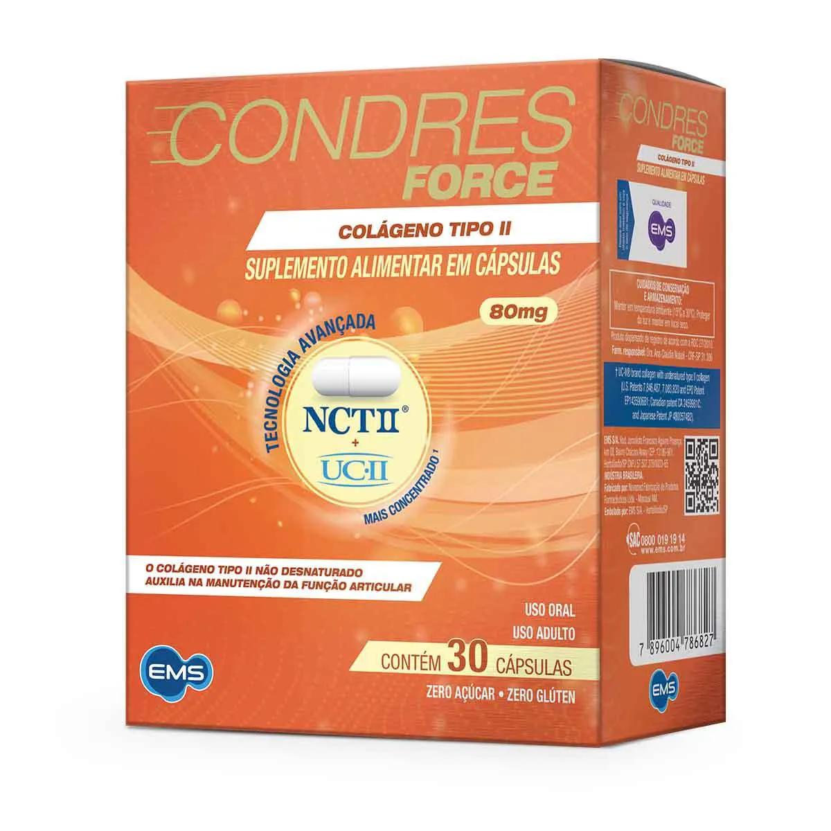 Colágeno Tipo II Condres Force 30 cápsulas