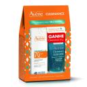 Kit Avène Cleanance Protetor Solar UV FPS70 40g + 1 Gel de Limpeza Purificante 40g