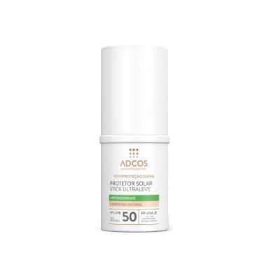 Protetor Solar Facial Adcos Stick Ultraleve Peach FPS 50 15g