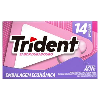 Trident Tutti Frutti 14 unidades maiores - Leve Mais por Menos