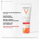 Protetor Solar Facial Vichy UV Pigment Control FPS60 com cor 1.0 - 40g