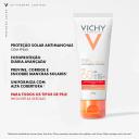 Protetor Solar Facial Vichy UV Pigment Control FPS60 com cor 3.0 - 40g