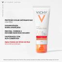 Protetor Solar Facial Vichy UV Pigment Control FPS60 com cor 4.0 - 40g