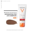 Protetor Solar Facial Vichy UV Pigment Control FPS60 com cor 5.0 - 40g