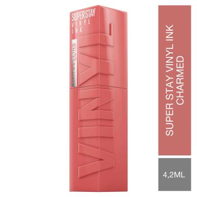 Batom Líquido Maybelline Superstay Vinyl Ink 4,2ml - Charmed