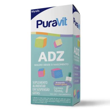 Suplemento Alimentar PuraVit ADZ Gotas 10ml