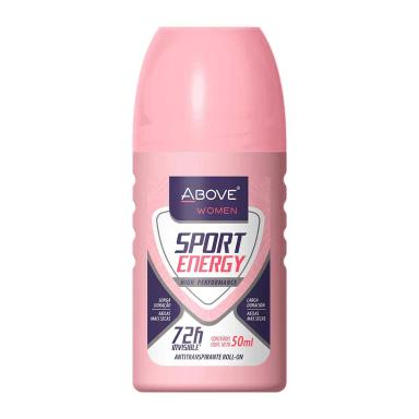 Desodorante Antitranspirante Above Sport Energy Women 72h Roll-on 50ml